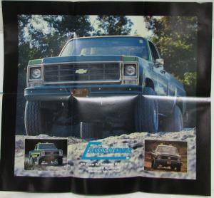 1980 Chevrolet Truck Dealer Silver Book Special Bodies & Equipment Pickup HD Van