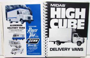 1981 Chevrolet Truck Dealer Silver Book Special Bodies & Equipment Pickup HD Van