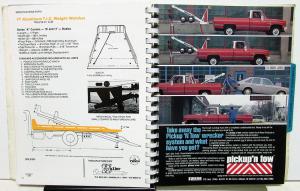 1981 Chevrolet Truck Dealer Silver Book Special Bodies & Equipment Pickup HD Van