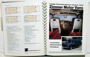 1984 GMC Truck Dealer Vocational Equipment Book Special Bodies Mods Pickup Van
