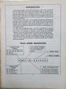 1971 GMC Truck Dealer Series 4500-6500 Service Shop Repair Manual