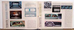 1961 Plymouth Fury Valiant Belvedere Savoy Suburban Color Sales Brochure Orig
