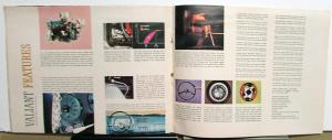 1961 Plymouth Fury Valiant Belvedere Savoy Suburban Color Sales Brochure Orig