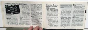 1974 Chevrolet Nova Operators Owners Manual Original