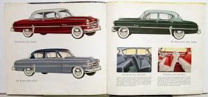1954 Plymouth Belvedere Plaza Savoy Color XL Sales Folder Original Brochure