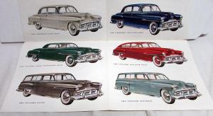 1951 Plymouth Cranbrook Cambridge Concord Color Sales Folder Original