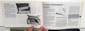 1974 Chevrolet Chevelle Owners Operators Manual Original