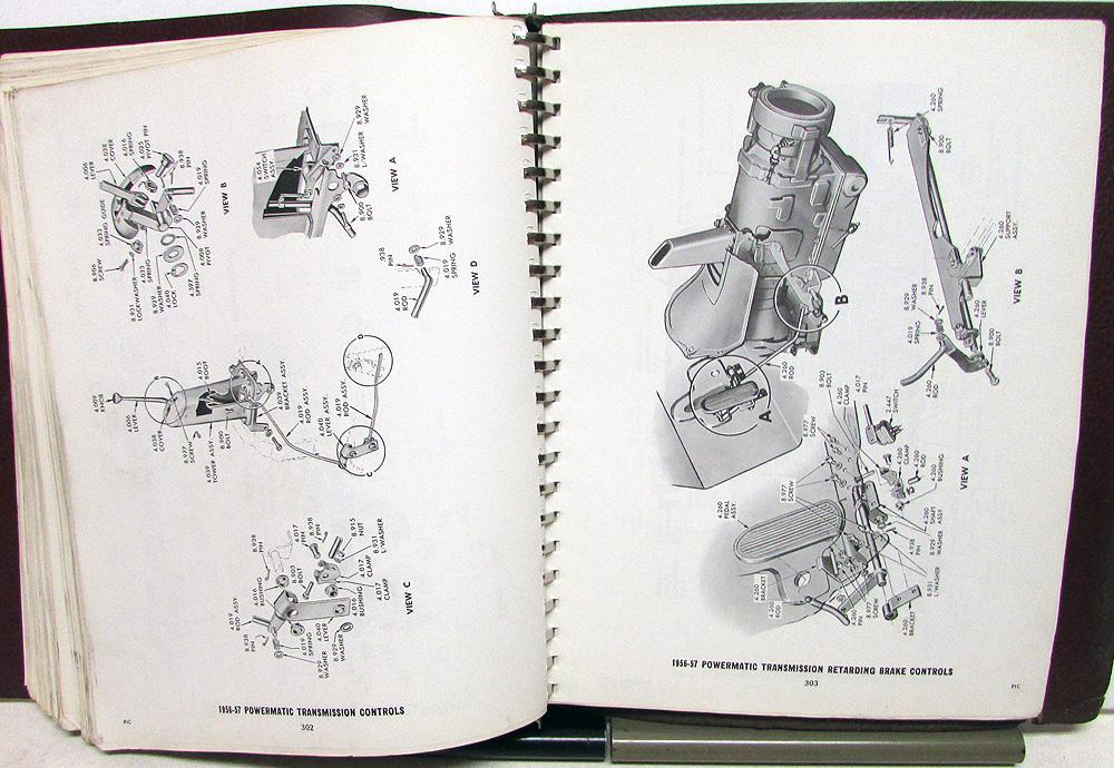 19531957 Chevrolet Dealer Parts Illustrations & Info Catalog Bel Air