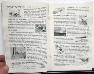 1954 Pontiac Chieftain Star Chief Owners Manual Care & Op Instructions Original