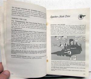 1954 Pontiac Chieftain Star Chief Owners Manual Care & Op Instructions Original