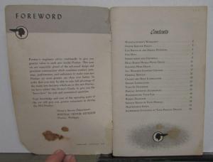 1954 Pontiac Chieftain Star Chief Owners Manual Care & Op Instructions Original
