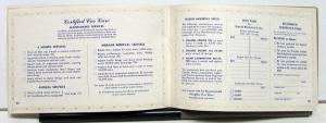 1964 Chrysler New Yorker 300 Newport Passenger Car Warranty Booklet