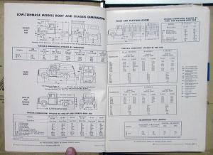 1955 Dodge Truck Dealer Data Book Features Specs Pickup Panel HD Van