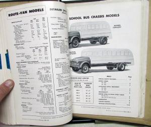 1955 Dodge Truck Dealer Data Book Features Specs Pickup Panel HD Van