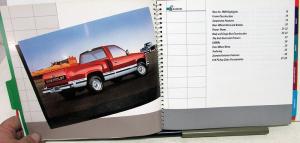 1988 Chevrolet Trucks Dealer Data Book Sales Reference S/T C/K Van Cube
