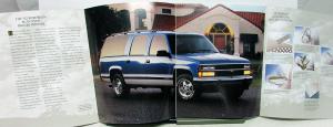 1992 Chevrolet Suburban & Full Size Blazer New Model Intro Brochure W/Envelope