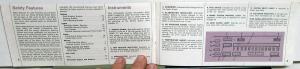 1969 Chrysler Imperial Owners Operators Manual Orginal With Container/Pouch