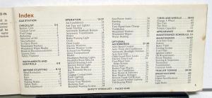 1972 Chrysler Imperial Owners Operators Manual Orginal
