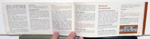 1972 Chrysler Imperial Owners Operators Manual Orginal