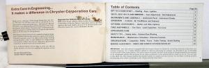 1974 Chrysler Imperial Owners Operators Manual Orginal