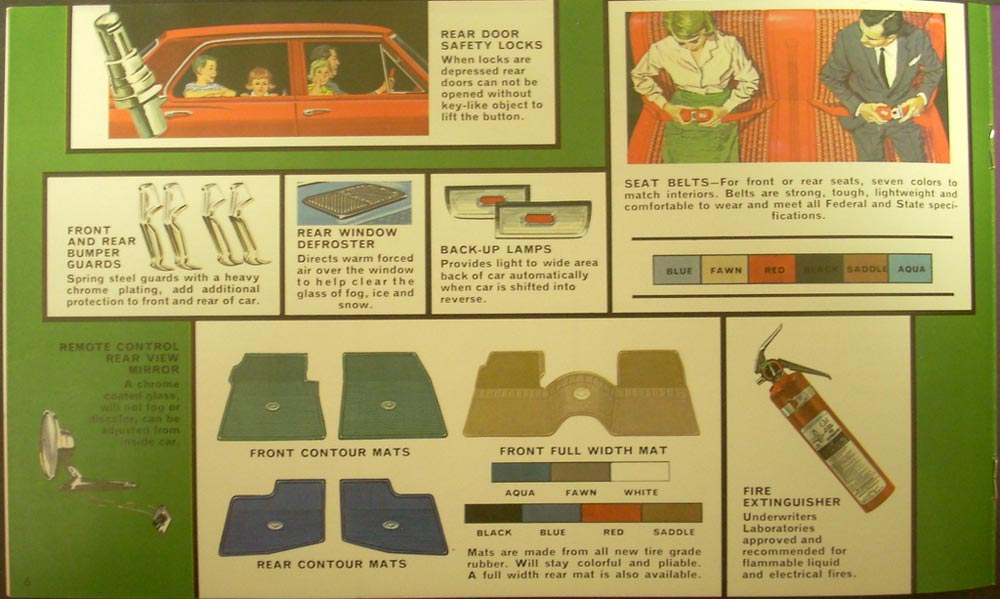 1964 Chevrolet Chevelle EL Camino Custom Feature Accessories Brochure