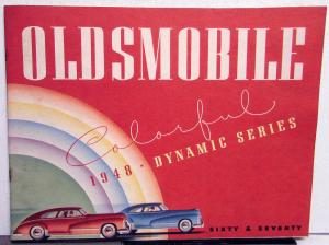 1948 Oldsmobile Dynamic Series Sixty & Seventy Color XL Sales Brochure Original