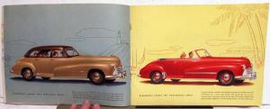 1948 Oldsmobile Dynamic Series Sixty & Seventy Color XL Sales Brochure Original