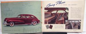 1948 Oldsmobile Dynamic Series Sixty & Seventy Color XL Sales Brochure Original