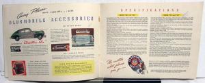 1948 Oldsmobile Dynamic Series Sixty & Seventy Color XL Sales Brochure Original