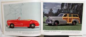 1946 Oldsmobile Special Dynamic Cruiser Custom 8 Cruiser Sales Brochure XL Orig