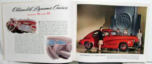 1946 Oldsmobile Special Dynamic Cruiser Custom 8 Cruiser Sales Brochure XL Orig