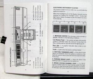 1985 Chrysler New Yorker Owners Operators Manual Orginal