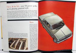 1964 Chevy Chevelle Impala Malibu Chevy II Nova Corvair Corvette Sales Brochure