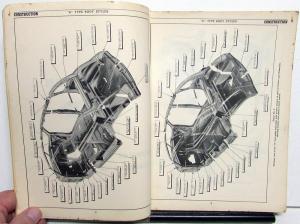 1941 GM Cars Chevy Pontiac Olds Cadillac Fisher Body Construction Service Manual