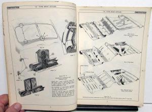 1941 GM Cars Chevy Pontiac Olds Cadillac Fisher Body Construction Service Manual