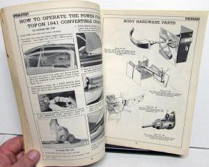 1941 GM Cars Chevy Pontiac Olds Cadillac Fisher Body Construction Service Manual