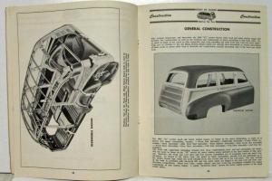 1949 Chevrolet Pontiac Station Wagon Fisher Body Service Manual
