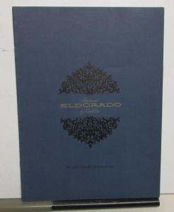1967 Cadillac Fleetwood Eldorado Prestige Sales Brochure Rare Original