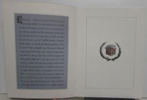 1967 Cadillac Fleetwood Eldorado Prestige Sales Brochure Rare Original
