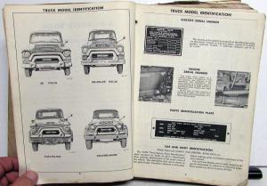 1955-1957 GMC Trucks Dealer Master Parts Books Models 100 Thru 500 Pickup Orig