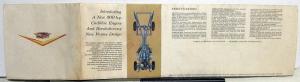 1957 Cadillac Dealer Color Folder Brochure Sixty Two Eldorado Fleetwood Limo 57