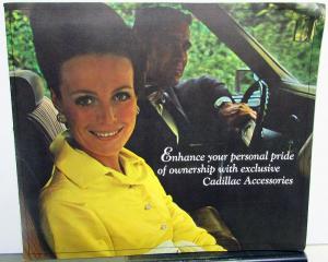 1969 Cadillac Accessories Brochure Color Original