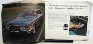 1969 Cadillac Accessories Brochure Color Original