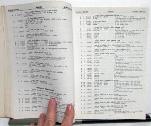 1960 GMC Truck Dealer Master Parts Book Catalog Models 5500 Thru 9000 H/D