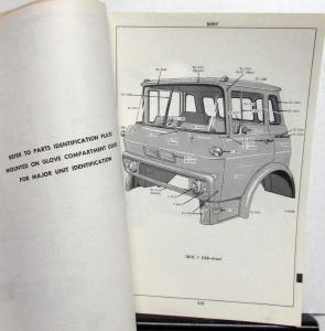 1960 GMC Truck Dealer Master Parts Book Catalog Models 5500 Thru 9000 H/D