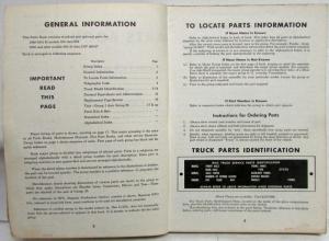 1949-1954 GMC Truck Dealer Master Parts Book H/D Models H520-970 DW980-67