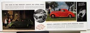 1937 Studebaker Dictator President Styled By Helen Dryden Sales Brochure