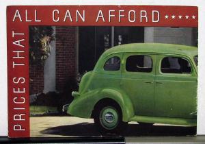 1937 Studebaker Dictator President Styled By Helen Dryden Sales Brochure