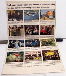 1939 Studebaker Champion Americas Finest Car Sales Brochure Large