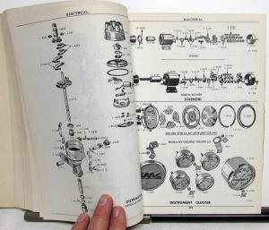 1951 GMC Truck Dealer Heavy Duty Parts Book Models 400-970 W/Military Supplement